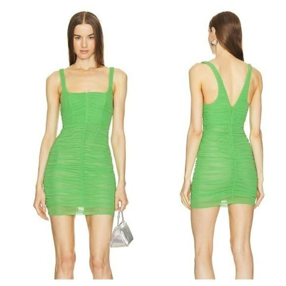 Michael Costello xREVOLVE Charlie Mini Dress - Green